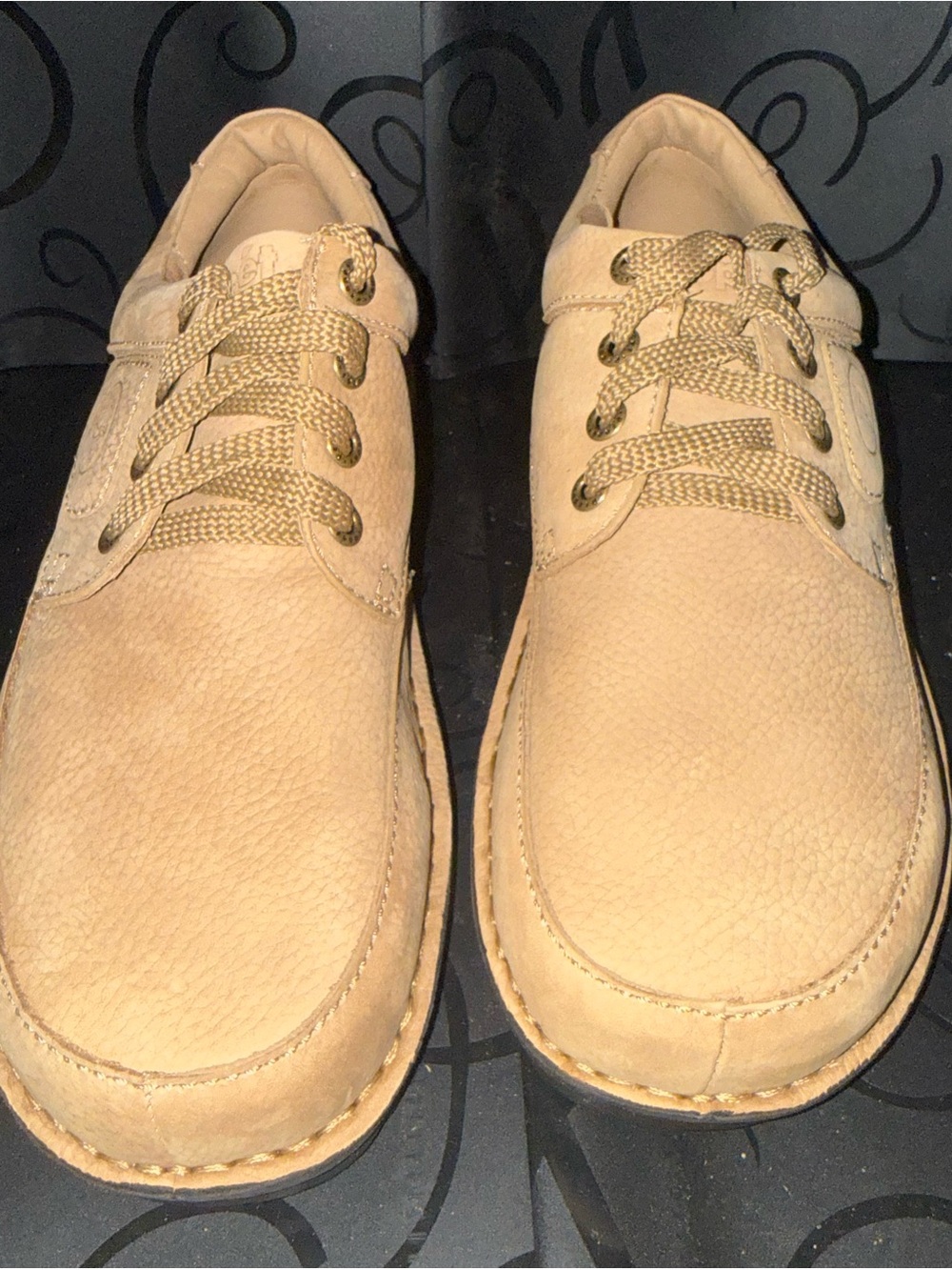 Men's Casual Lace-Up Shoes in Tan